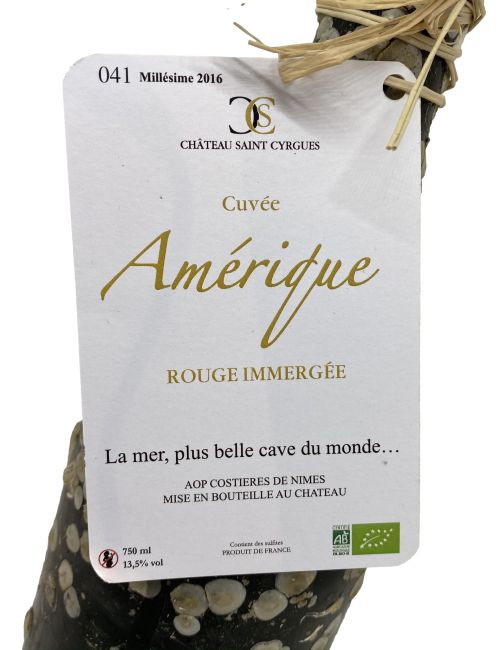 Amérique immergée rouge 75cl - Château saint Cyrgues | Mas des agriculteurs