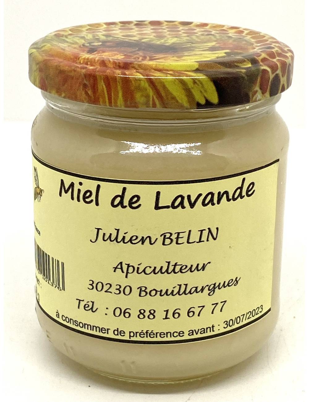 Miel de Lavande 250gr 100% naturel de Bellegarde - un MAS en PROVENCE