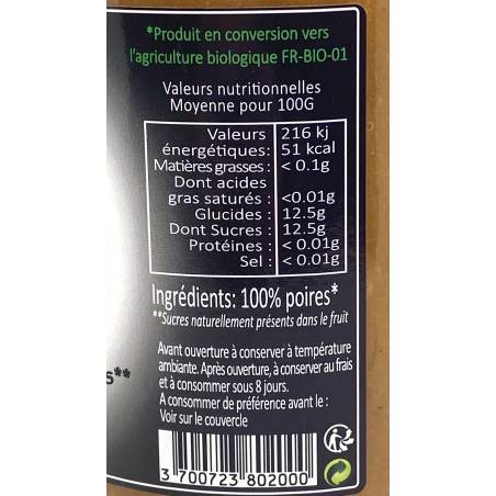 Purée de poire 820g | Mas des agriculteurs