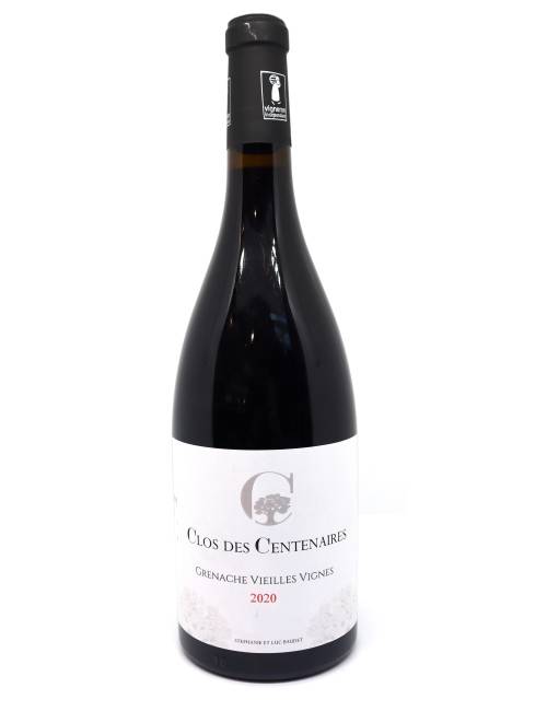 Grenache Vielle vigne rouge 2021 - 75cl - Clos des Centenaires