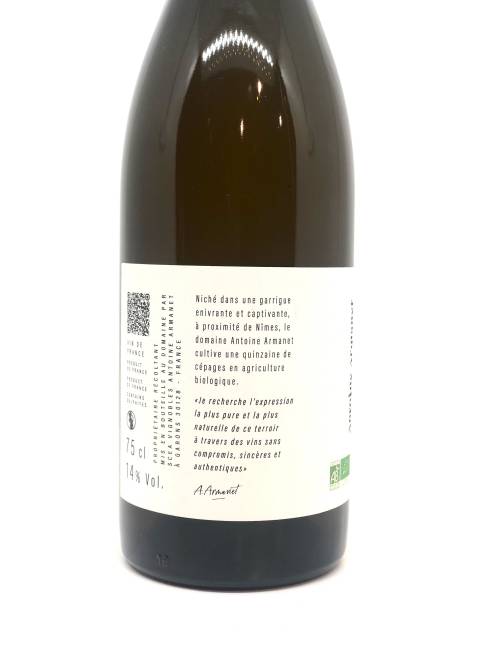 Pura vida blanc 75cl - Domaine Armanet | Mas des agriculteurs