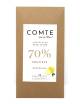 Tablette chocolat 70% Zestes de citron 60g | Mas des agriculteurs