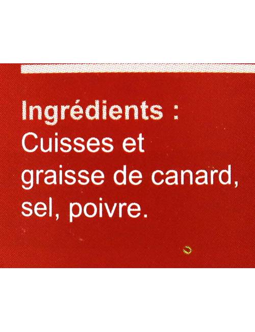 Confit de canard 2 cuisses 600g | Mas des agriculteurs