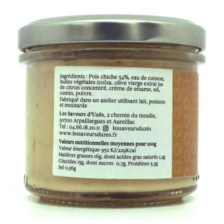 Houmous Nature 100g | Mas des agriculteurs