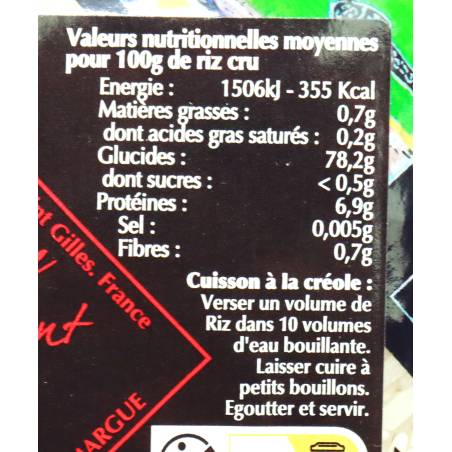 Riz naturellement parfumé IGP Camargue 1kg | Mas des agriculteurs