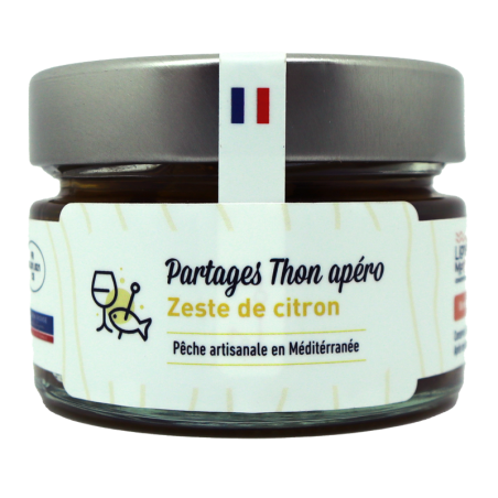 Partages thon apéro Zeste de citron 50g