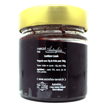 Confiture Cassis 220g