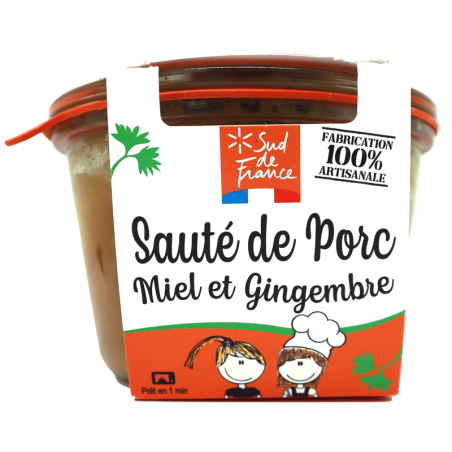 Sauté de porc miel gingembre 240g