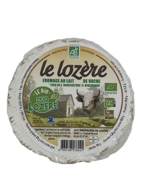 Le lozère vache bio 240g